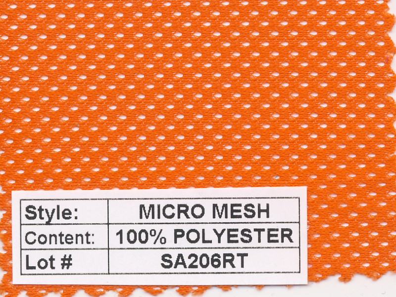 Micro Mesh 100% Polyester